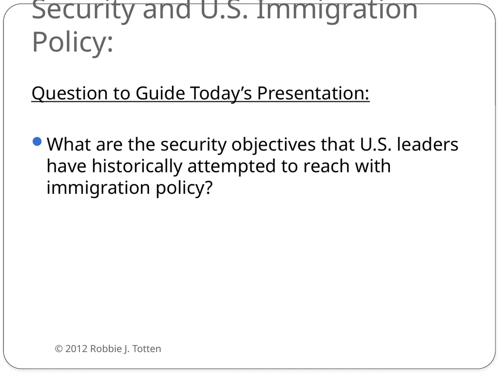Robbie J. Totten rtotten@ucla.edu Presentation - slide 6 of 41