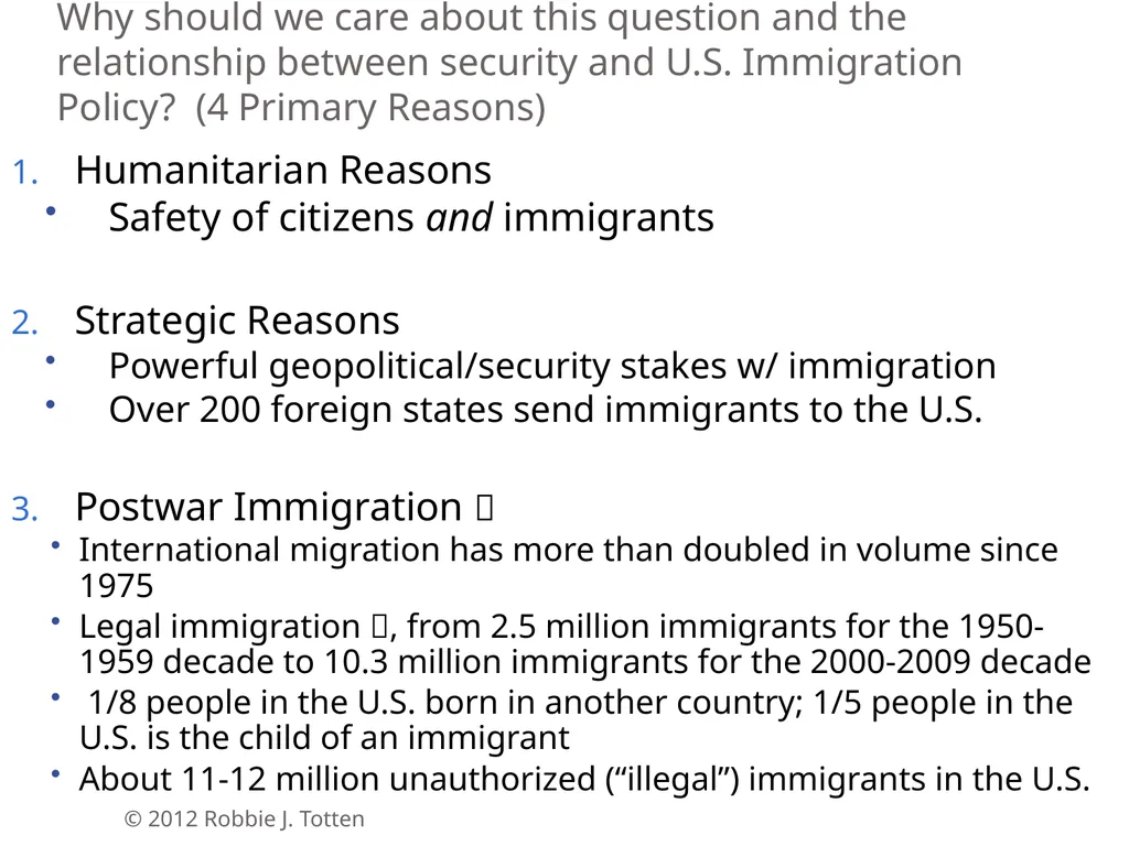 Robbie J. Totten rtotten@ucla.edu Presentation - slide 8 of 41