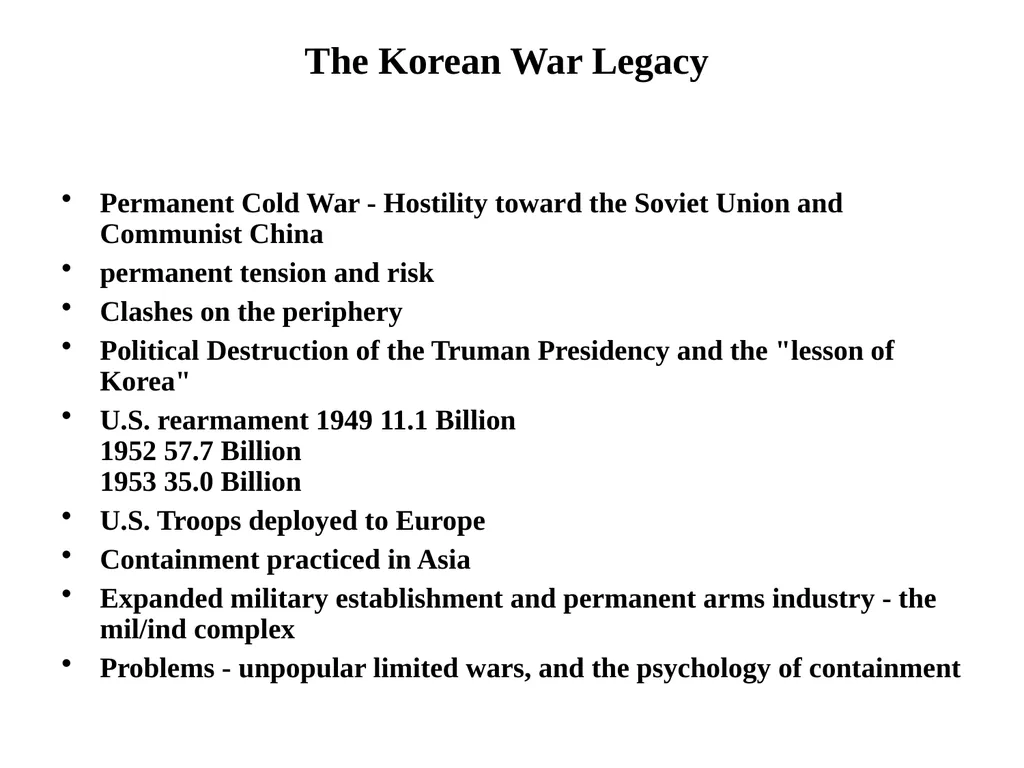 Post WW II US Foreign Policy From Truman to Nixon - slide 14 of 14