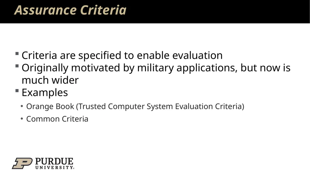 Data Security and Privacy Week 3: Security Models: - slide 42 of 89