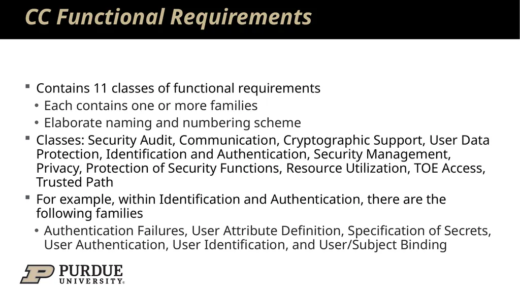 Data Security and Privacy Week 3: Security Models: - slide 51 of 89