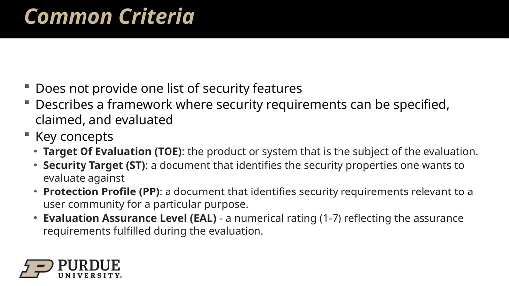 Data Security and Privacy Week 3: Security Models: - slide 50 of 89