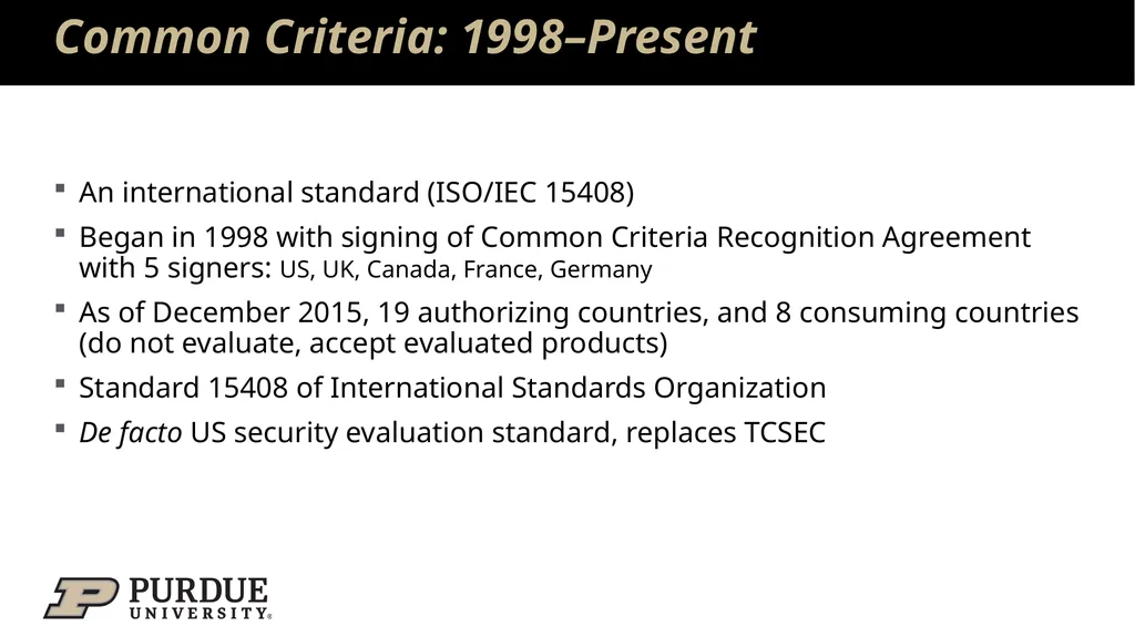 Data Security and Privacy Week 3: Security Models: - slide 49 of 89
