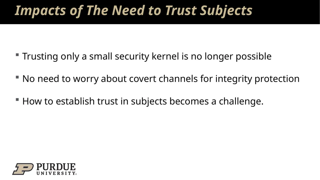 Data Security and Privacy Week 3: Security Models: - slide 75 of 89