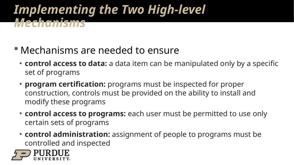 Data Security and Privacy Week 3: Security Models: - slide 81 of 89