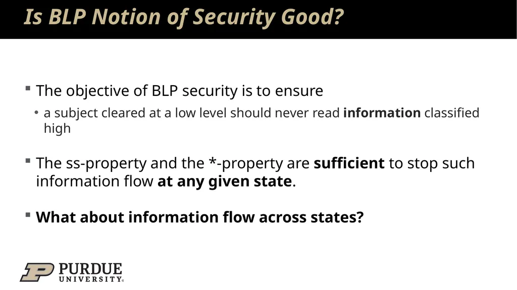 Data Security and Privacy Week 3: Security Models: - slide 19 of 89