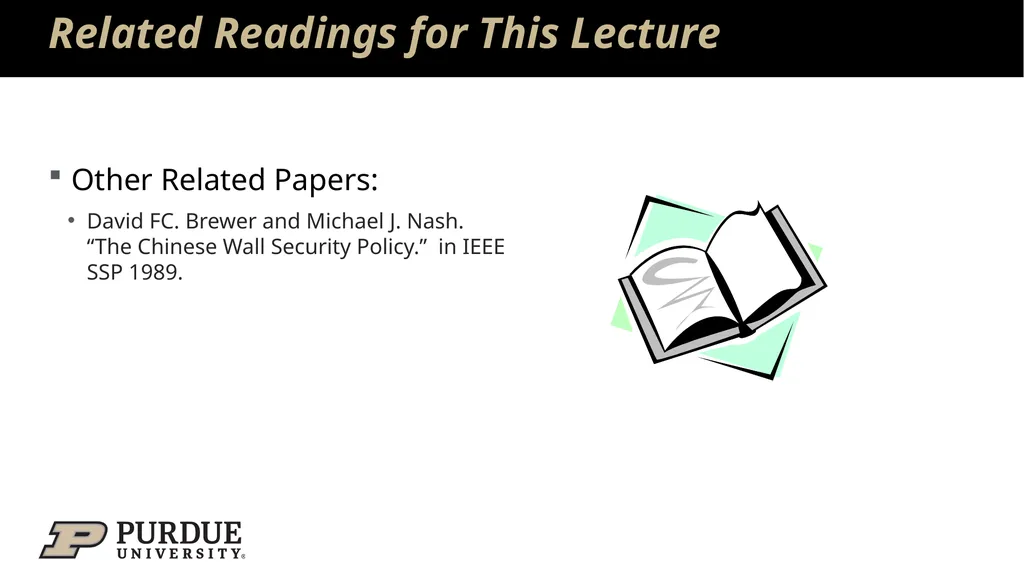 Data Security and Privacy Week 3: Security Models: - slide 3 of 89