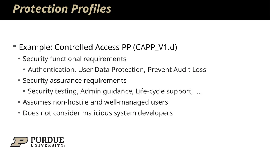 Data Security and Privacy Week 3: Security Models: - slide 54 of 89