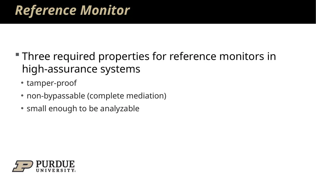 Data Security and Privacy Week 3: Security Models: - slide 41 of 89