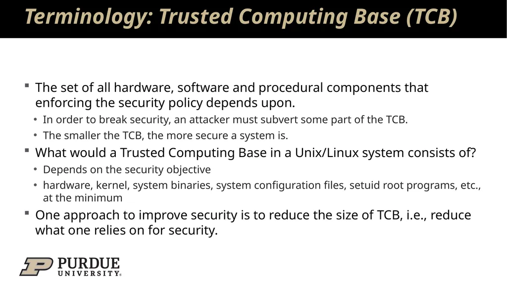 Data Security and Privacy Week 3: Security Models: - slide 38 of 89