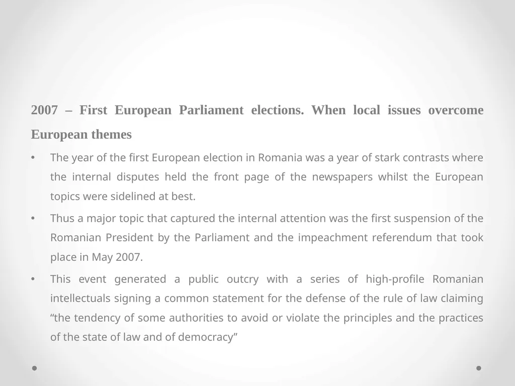 The Risk of the Growing Populism and the European - slide 18 of 30