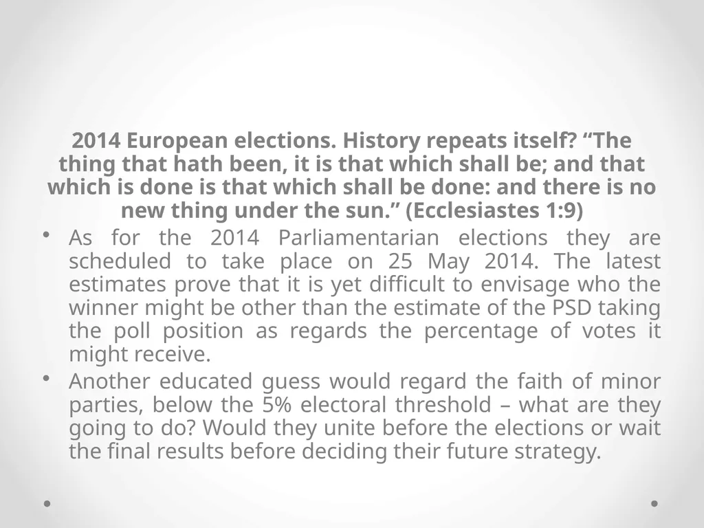 The Risk of the Growing Populism and the European - slide 28 of 30