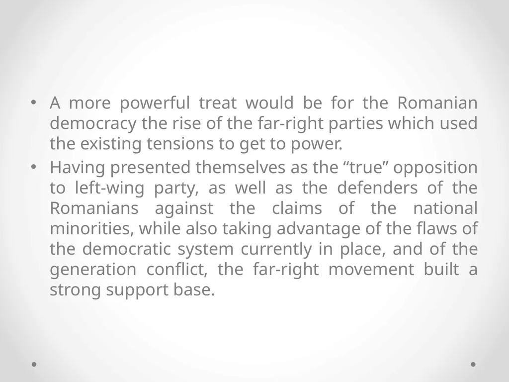 The Risk of the Growing Populism and the European - slide 12 of 30