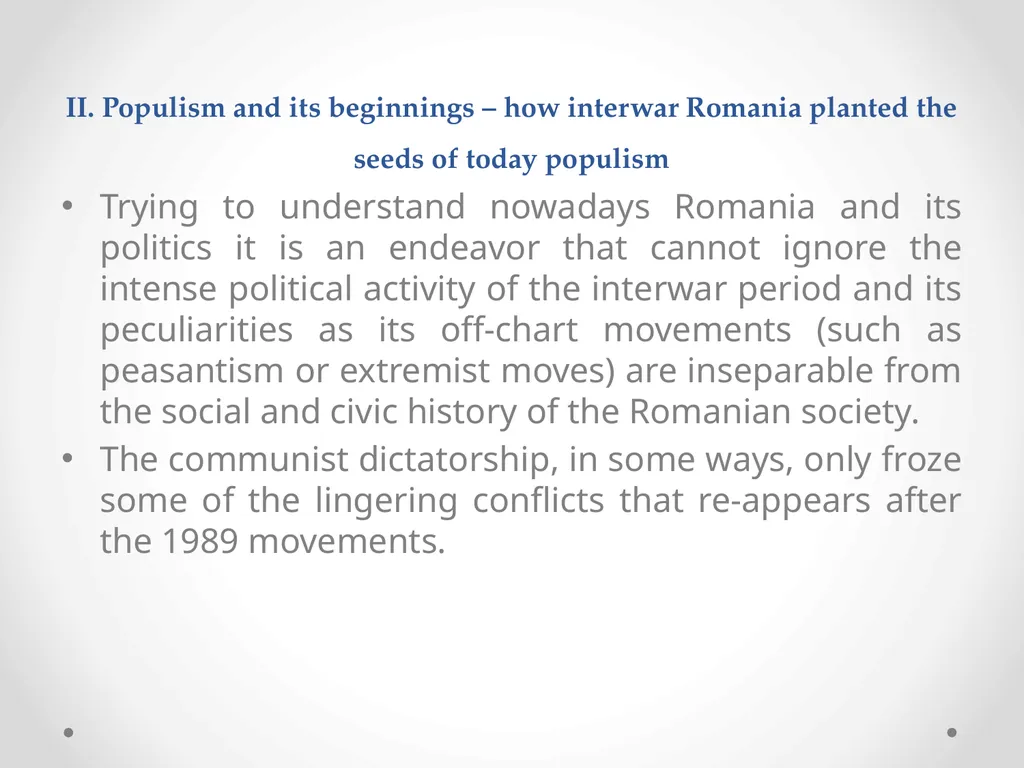 The Risk of the Growing Populism and the European - slide 7 of 30