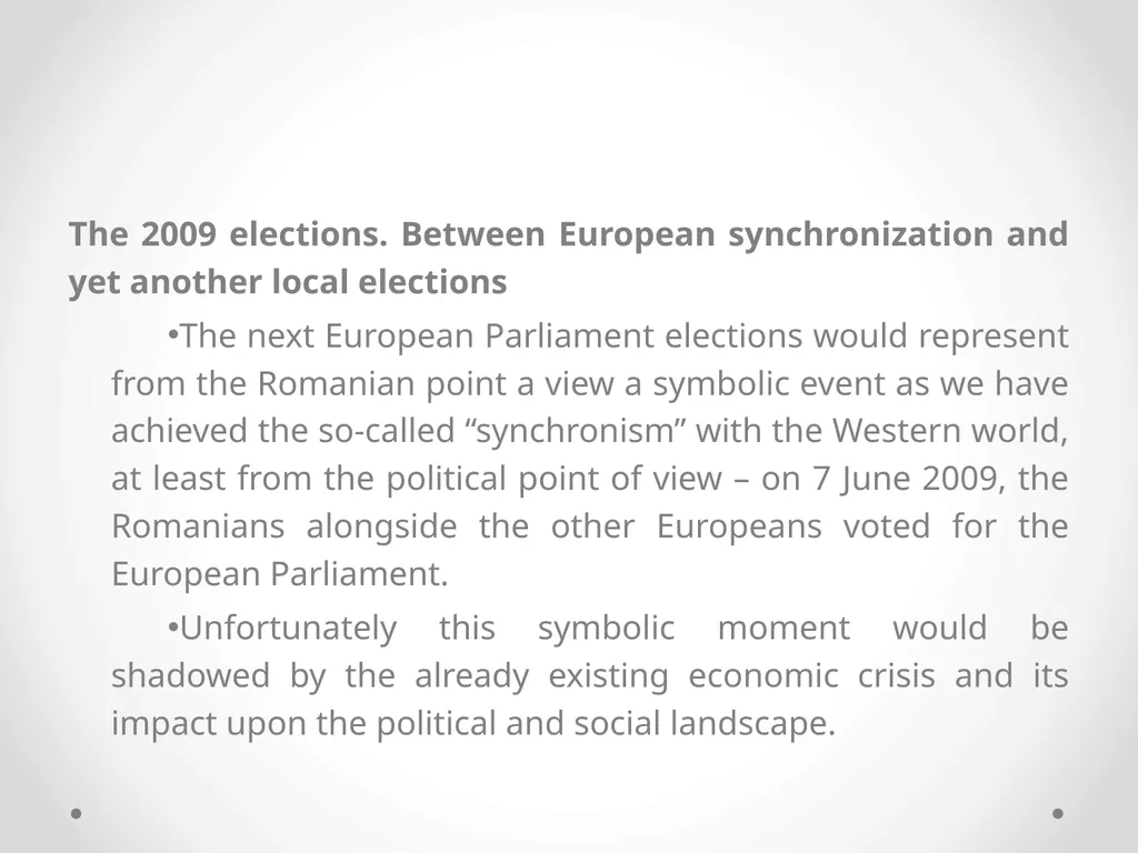 The Risk of the Growing Populism and the European - slide 21 of 30