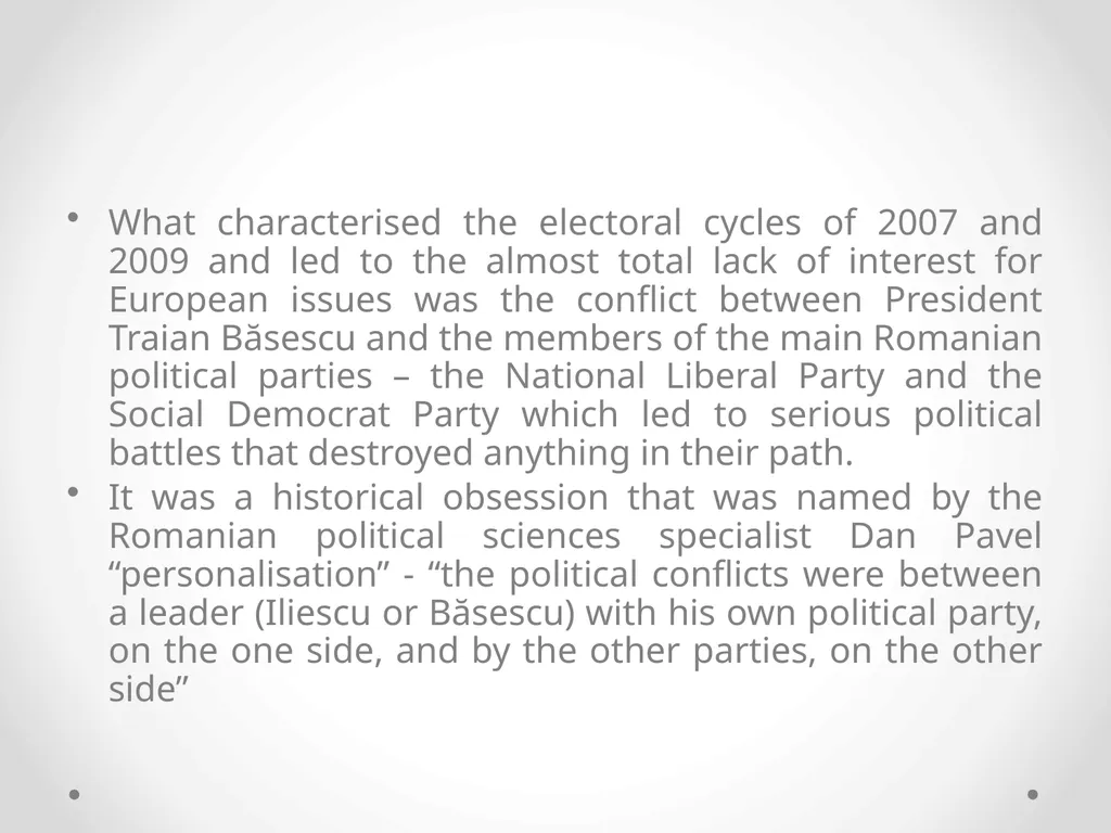 The Risk of the Growing Populism and the European - slide 26 of 30