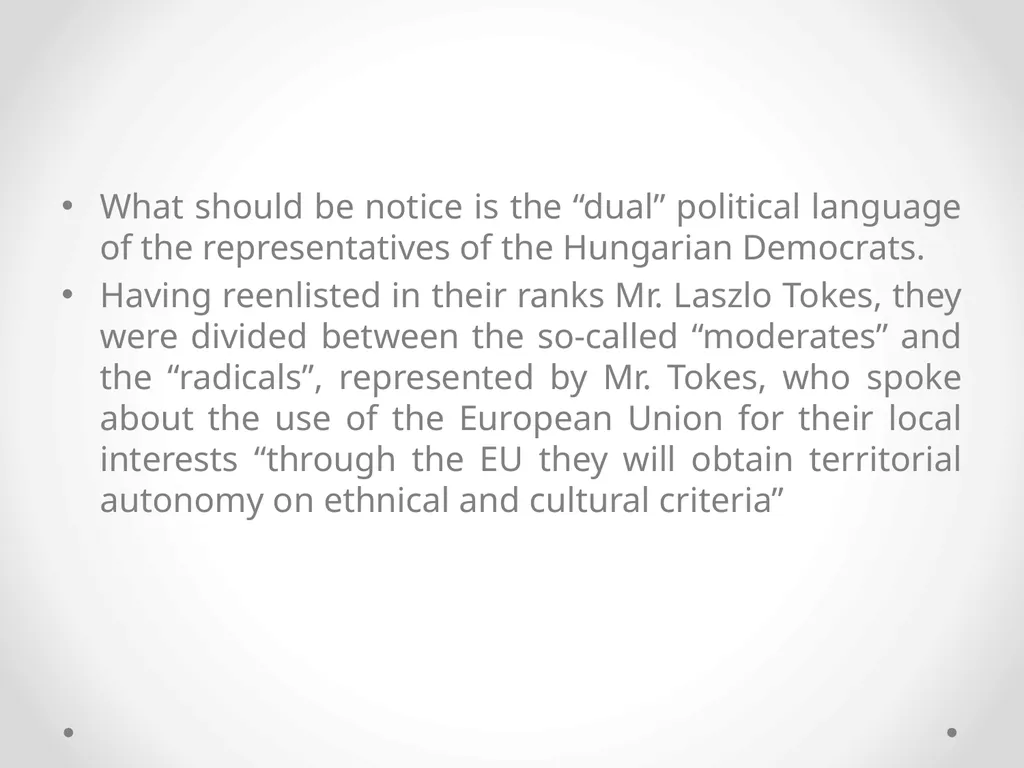 The Risk of the Growing Populism and the European - slide 24 of 30