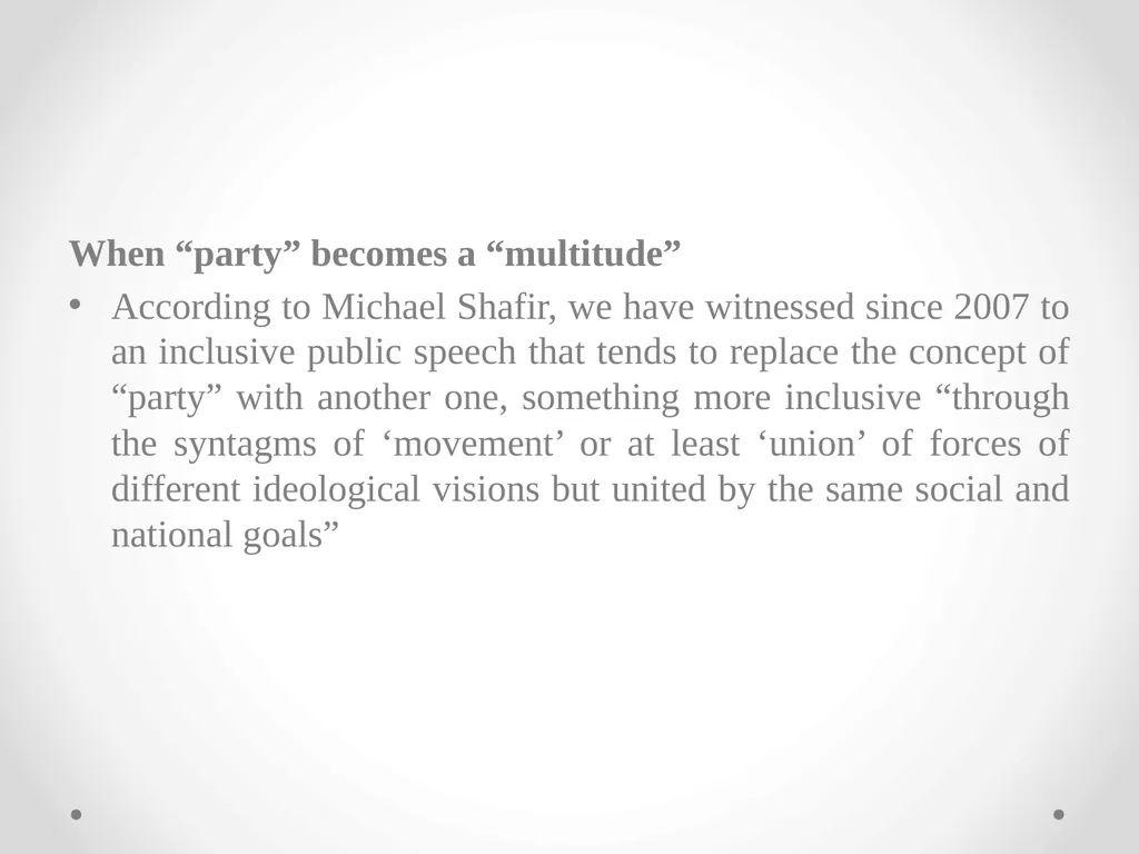 The Risk of the Growing Populism and the European - slide 17 of 30