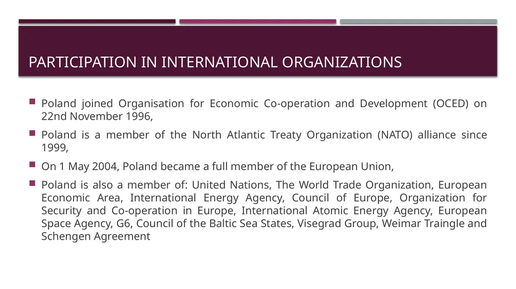 GENERAL INFORMATION ABOUT POLAND BUSINESS IN - slide 5 of 19