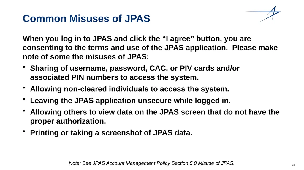 Clearance Processing Updates FISWG Wanda Walls - slide 38 of 59