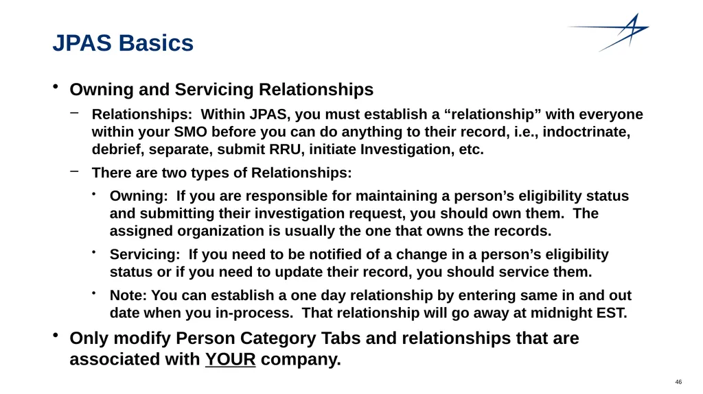 Clearance Processing Updates FISWG Wanda Walls - slide 46 of 59