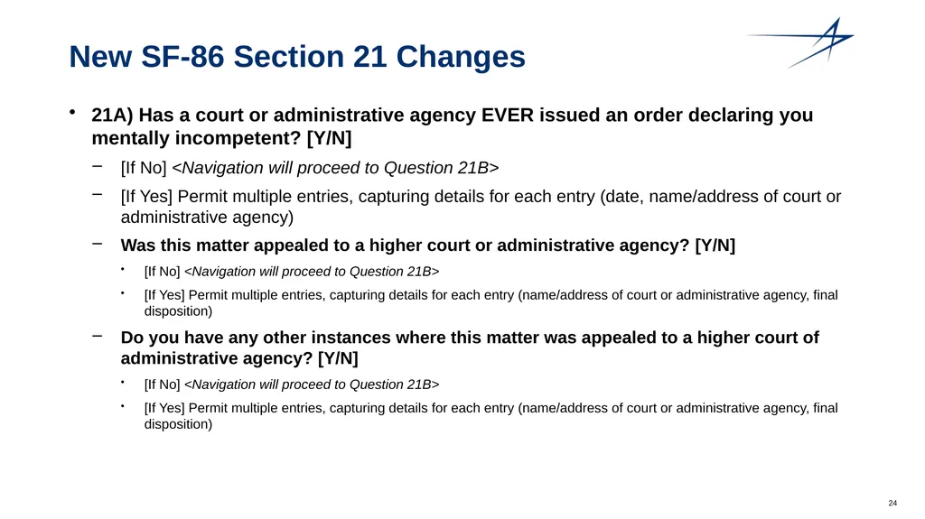Clearance Processing Updates FISWG Wanda Walls - slide 24 of 59