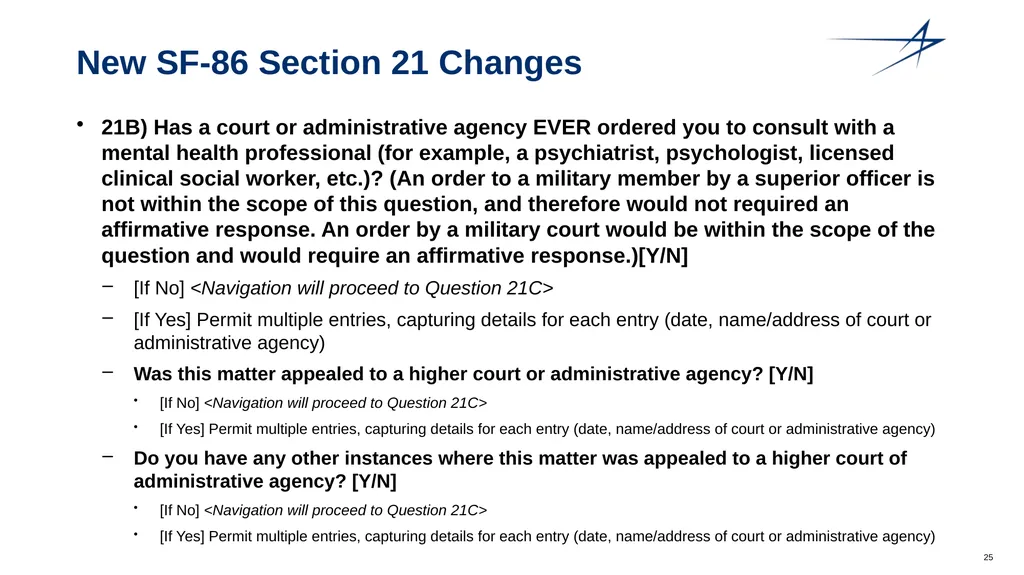 Clearance Processing Updates FISWG Wanda Walls - slide 25 of 59