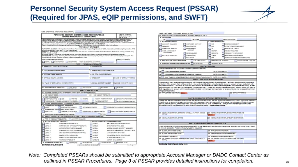 Clearance Processing Updates FISWG Wanda Walls - slide 36 of 59