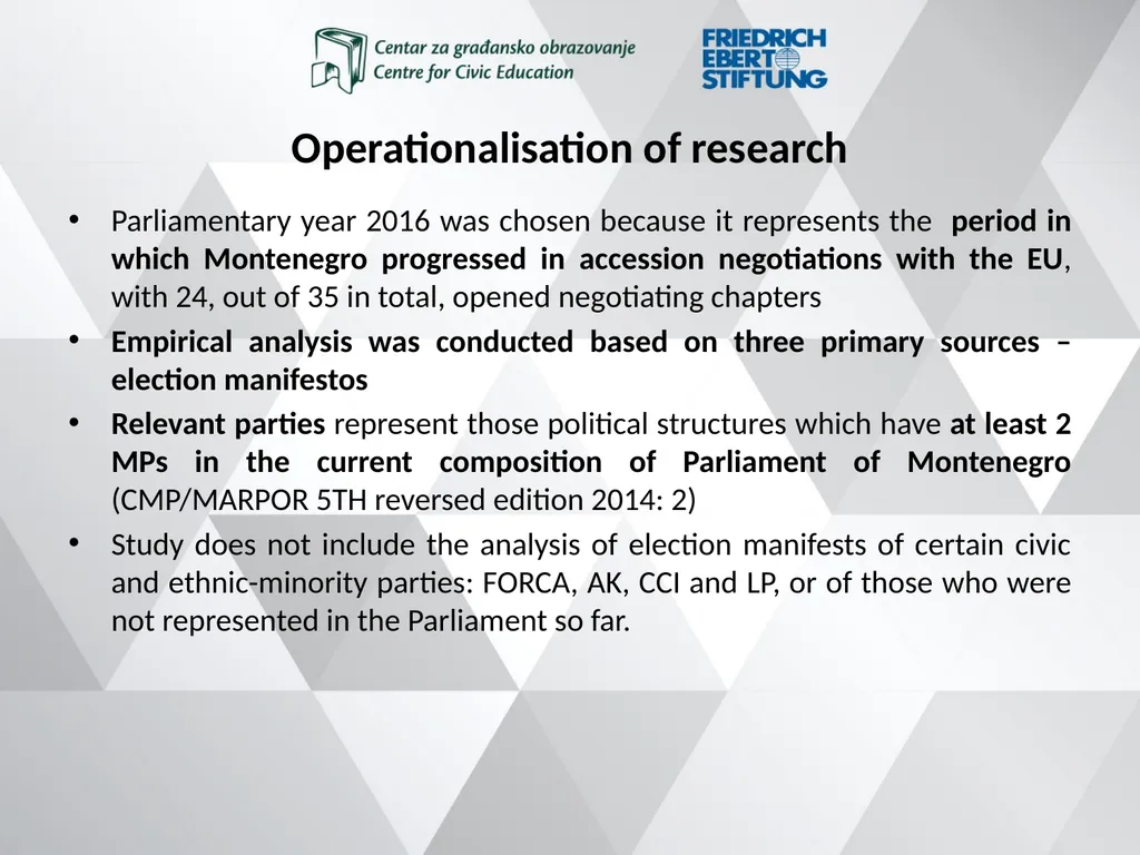 Introduction Study aims to examine the process of - slide 4 of 17