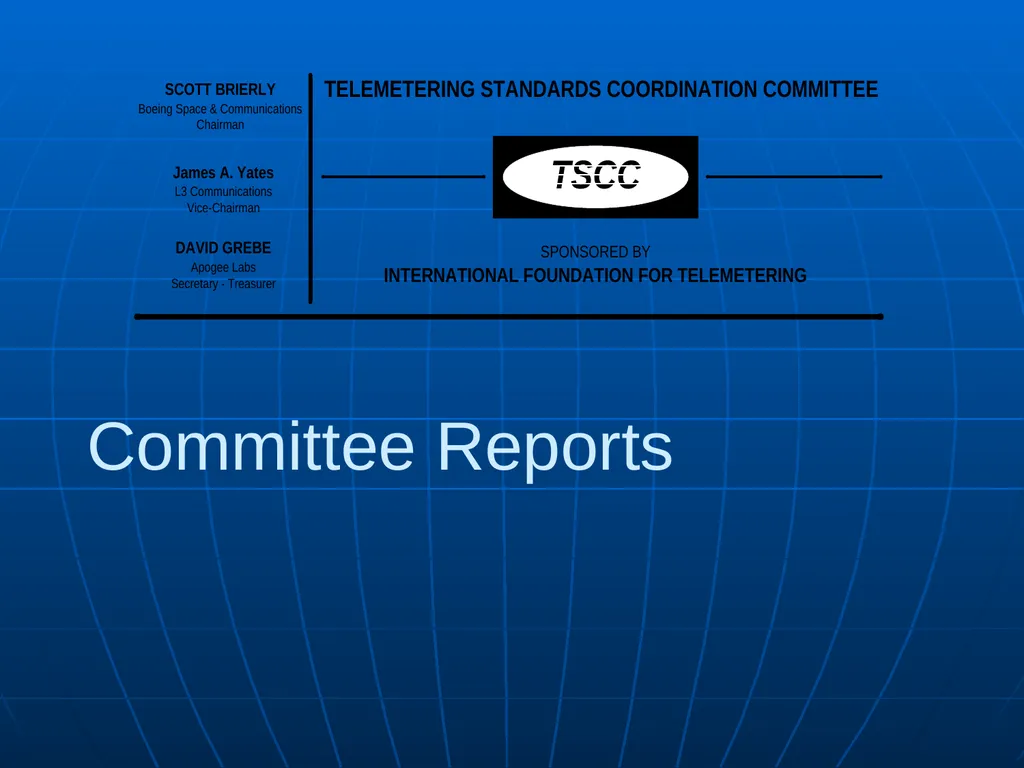 TSCC Spring 2016 Meeting Mar 15, 2016 (Tuesday) – - slide 4 of 60