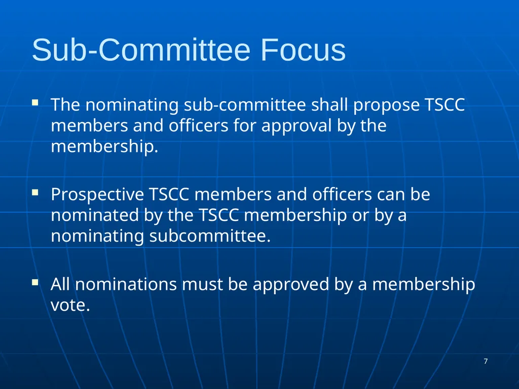 TSCC Spring 2016 Meeting Mar 15, 2016 (Tuesday) – - slide 7 of 60
