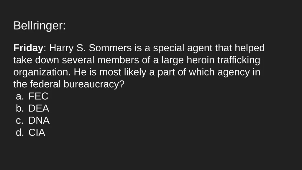 Article II, US Constitution No person except a - slide 29 of 40