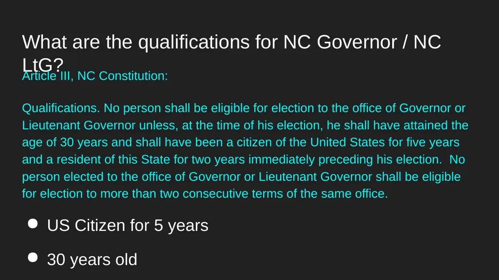 Article II, US Constitution No person except a - slide 6 of 40