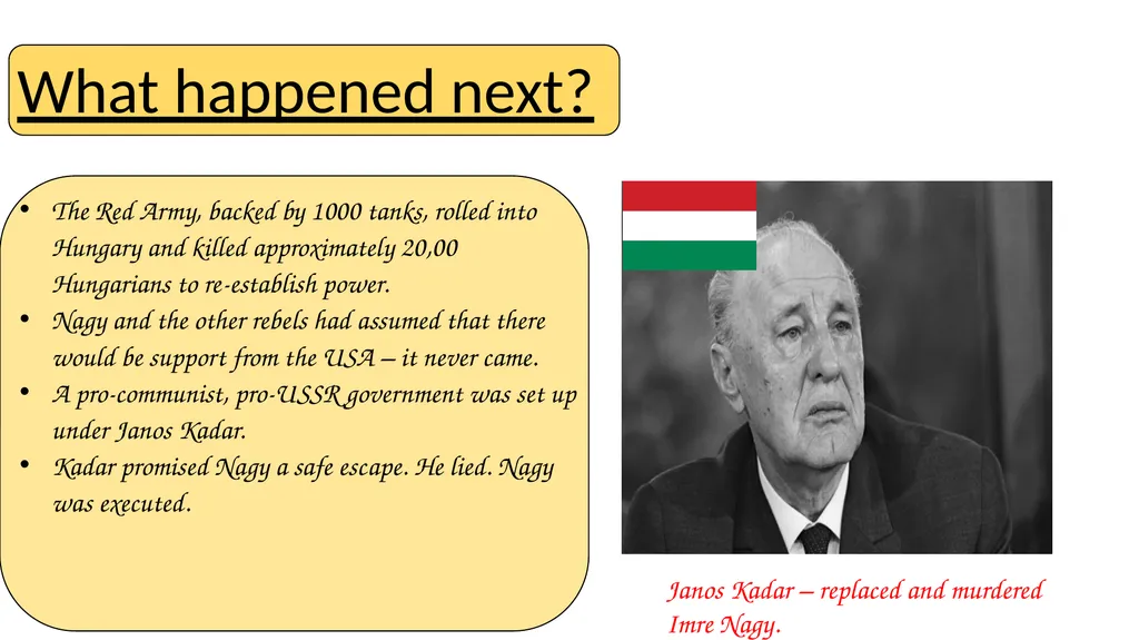 B S G P Analyse the action taken by Khrushchev. - slide 10 of 15