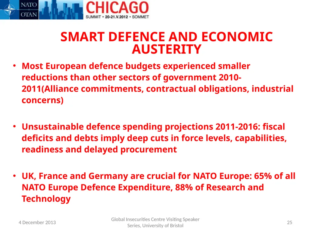 THE IMPACT OF THE FINANCIAL AND ECONOMIC CRISIS - slide 25 of 43