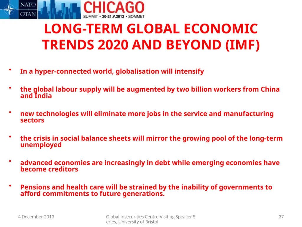 THE IMPACT OF THE FINANCIAL AND ECONOMIC CRISIS - slide 37 of 43