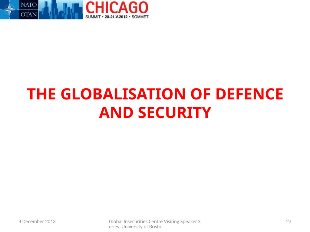 THE IMPACT OF THE FINANCIAL AND ECONOMIC CRISIS - slide 27 of 43