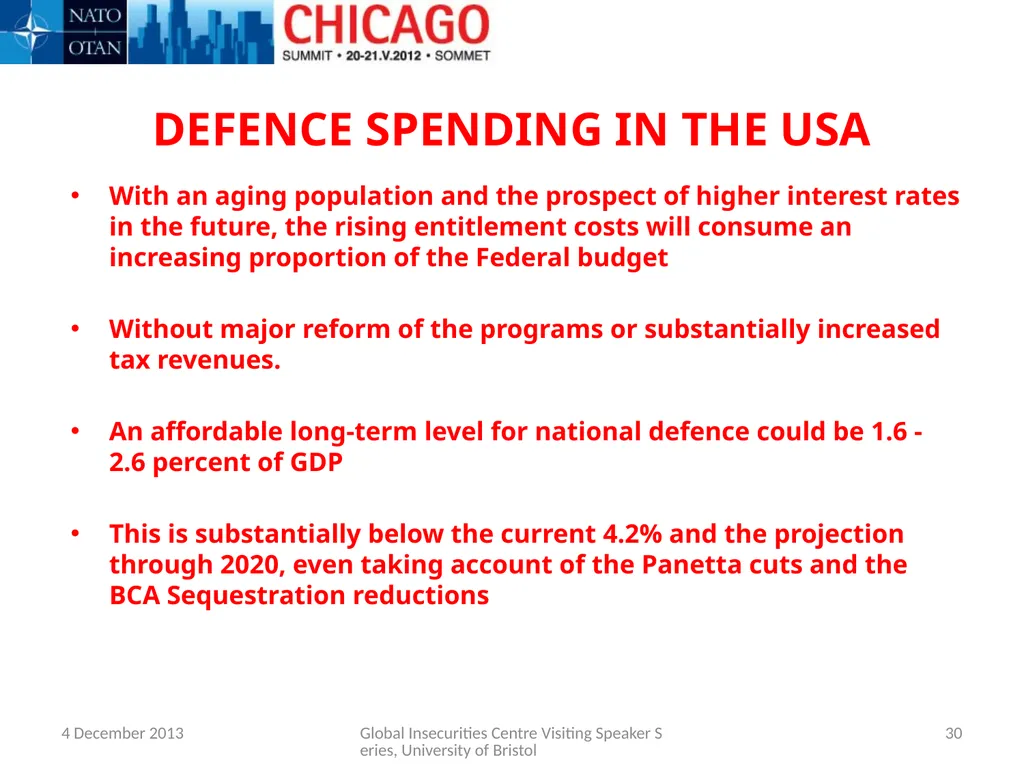 THE IMPACT OF THE FINANCIAL AND ECONOMIC CRISIS - slide 30 of 43