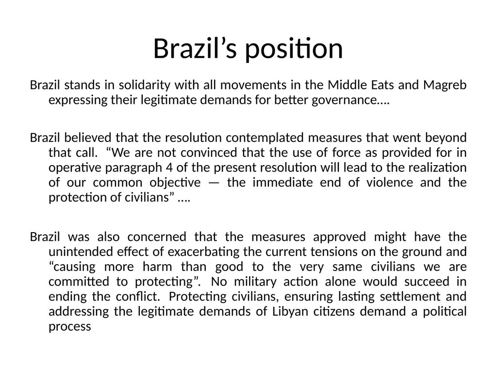 Double-standards interventionism as seen from - slide 4 of 15