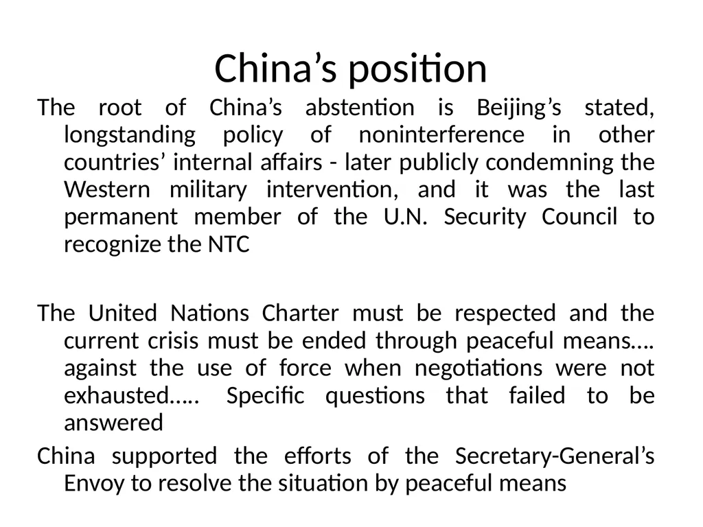 Double-standards interventionism as seen from - slide 7 of 15
