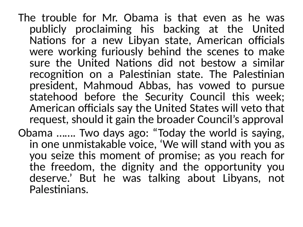 Double-standards interventionism as seen from - slide 15 of 15