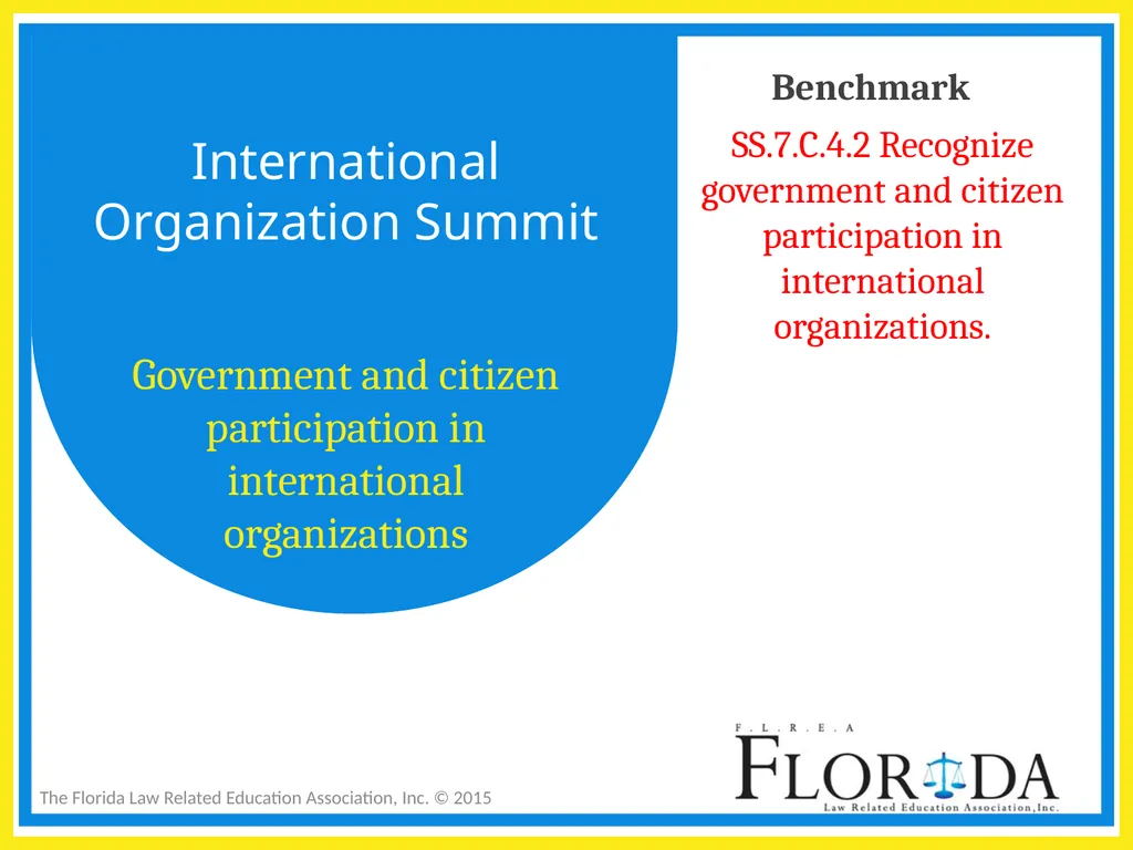 SS.7.C.4.2 Recognize government and citizen - slide 1 of 15