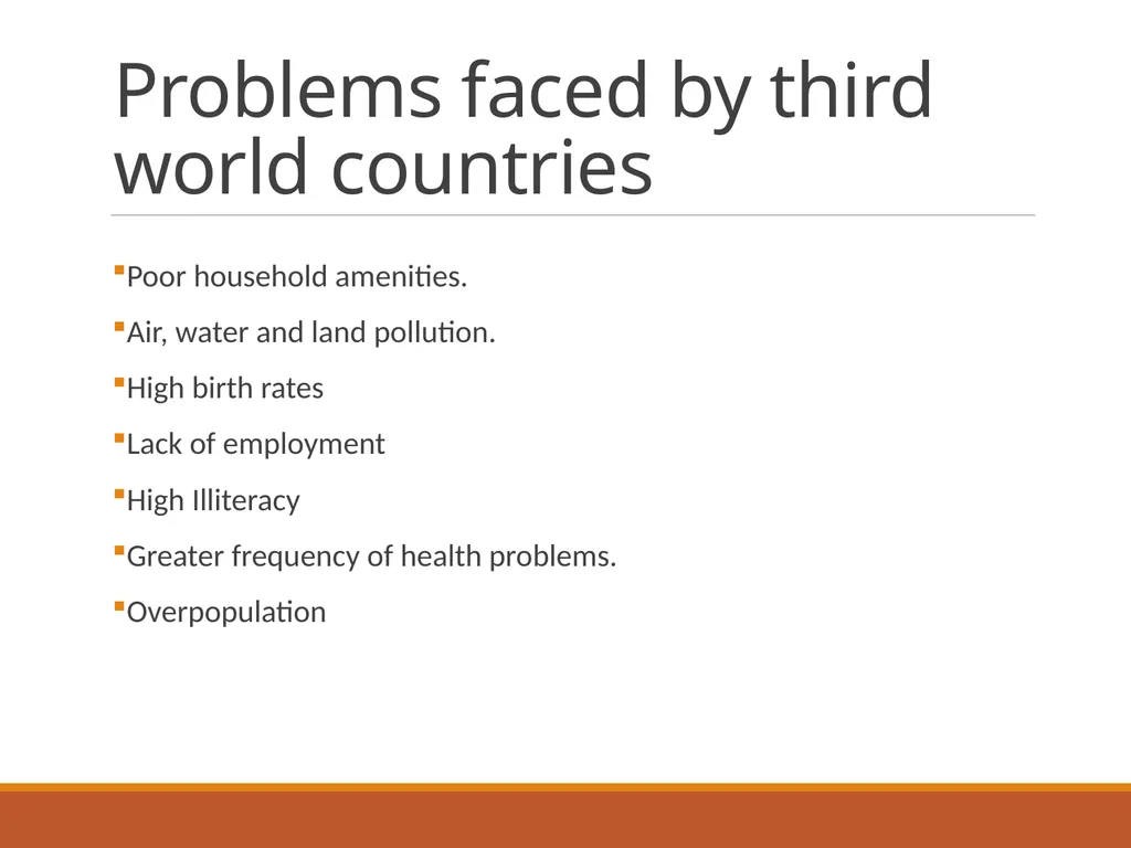 Problems of third world countries By Dr Rishu Raj - slide 7 of 17