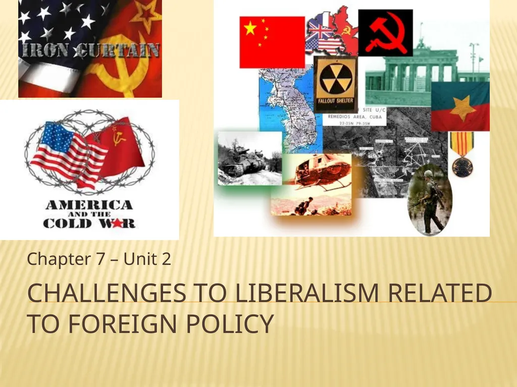 Challenges to liberalism related to foreign policy