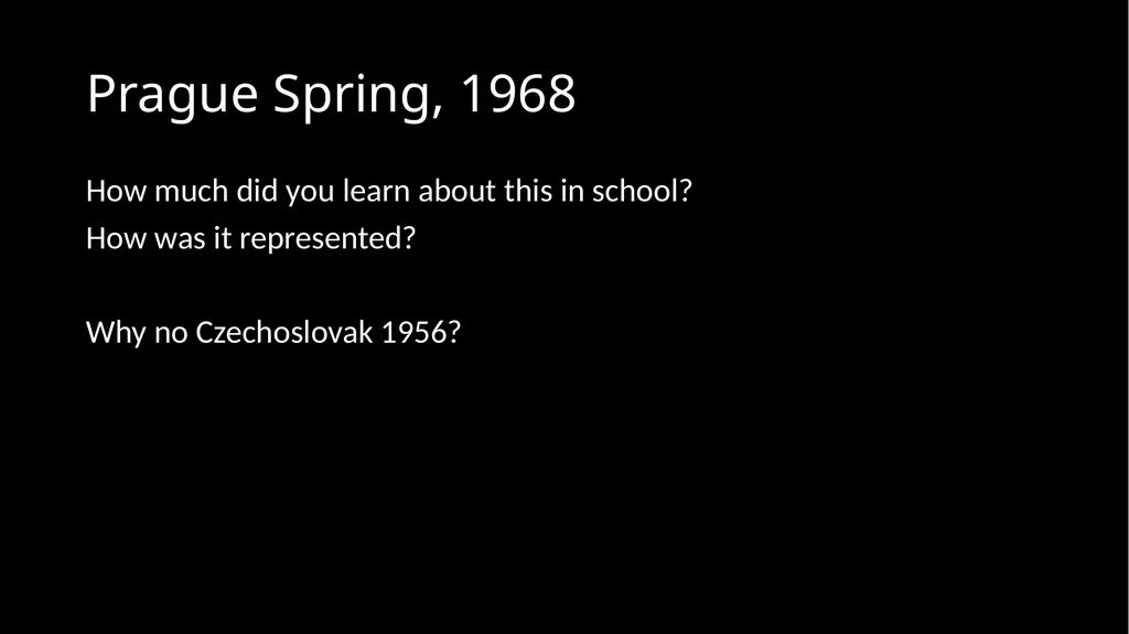 The Soviet Union After Khrushchev The Prague - slide 8 of 19