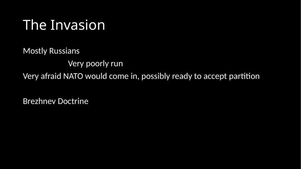 The Soviet Union After Khrushchev The Prague - slide 16 of 19