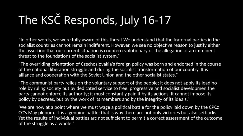 The Soviet Union After Khrushchev The Prague - slide 15 of 19