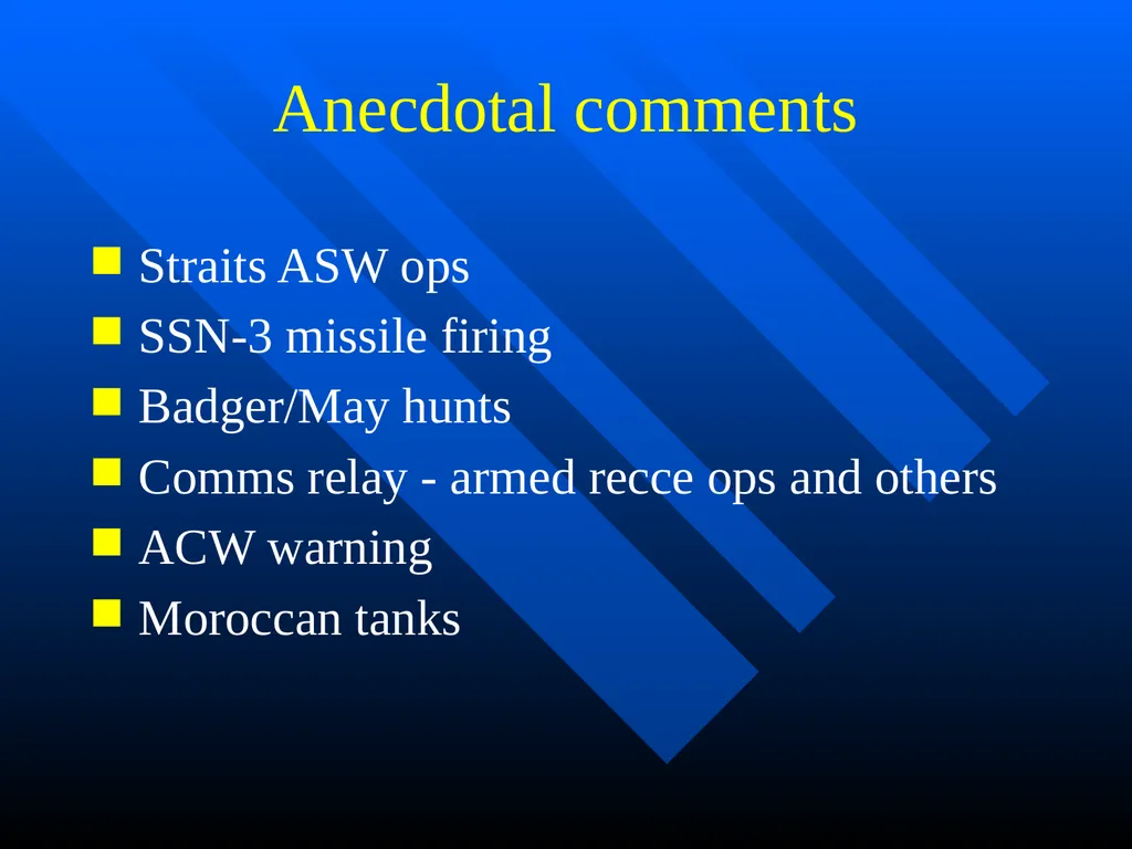 Creating FOSIF Rota George B. Pressly Operational - slide 42 of 44