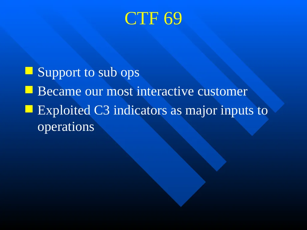 Creating FOSIF Rota George B. Pressly Operational - slide 27 of 44