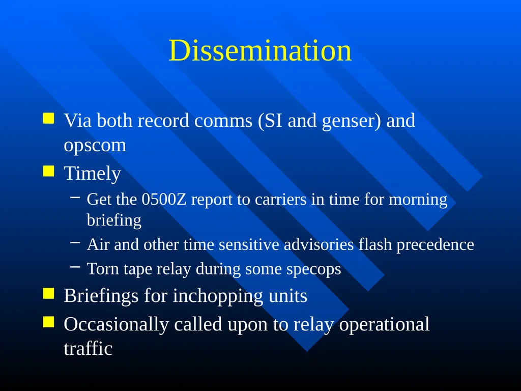 Creating FOSIF Rota George B. Pressly Operational - slide 20 of 44